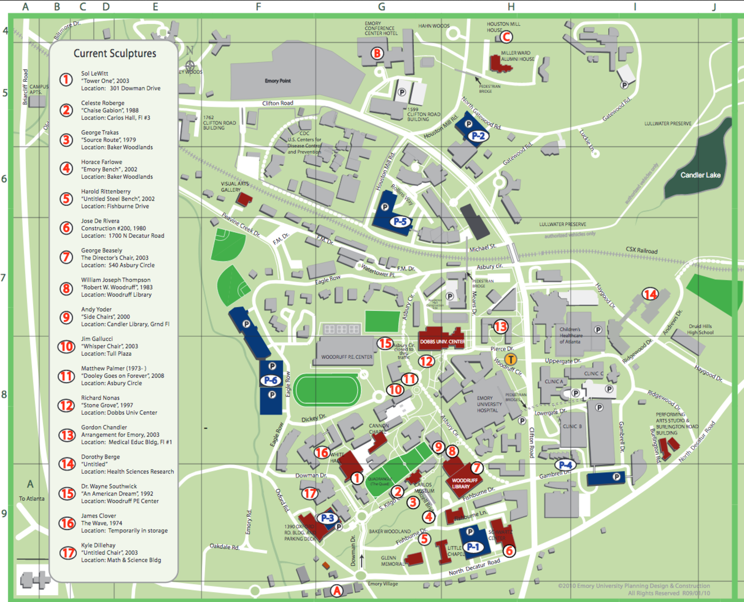 Campus Public Art Map